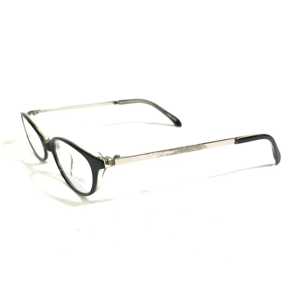 Elizabeth Arden Petite Eyeglasses Frames EA PT-38-3 Black Silver 45-17-135